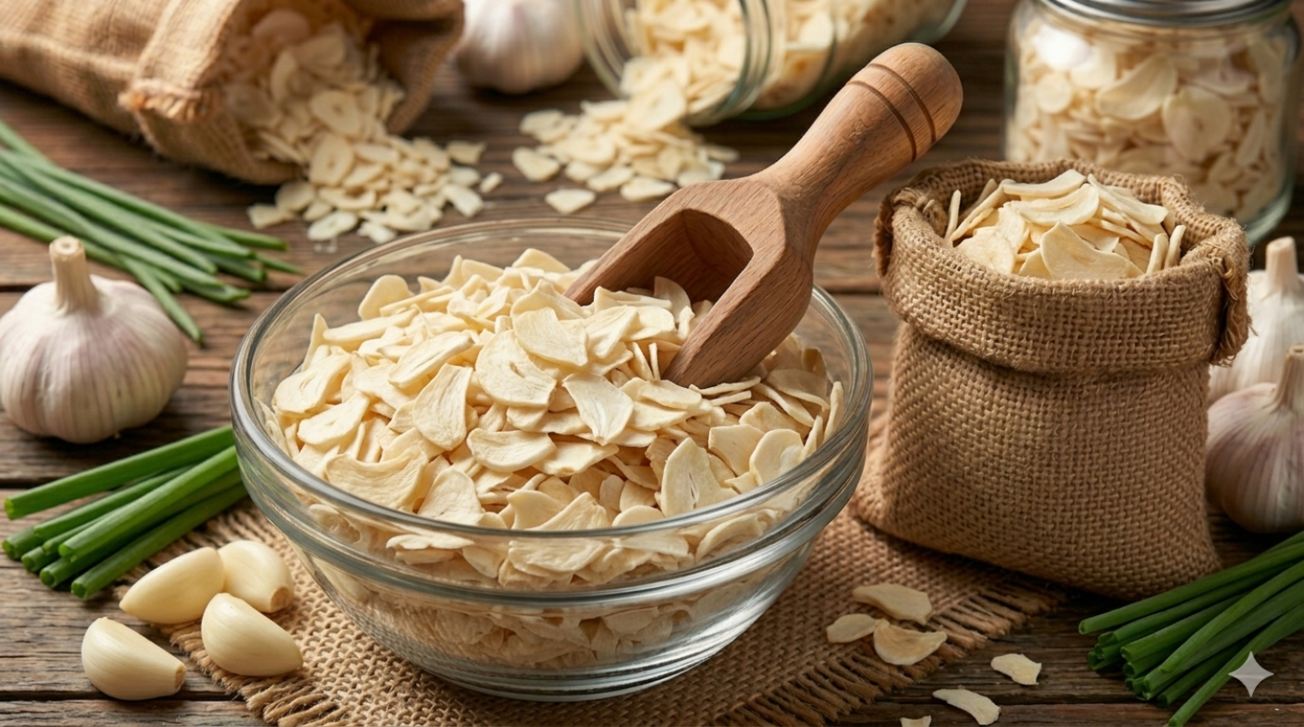 Dehydrated Garlic Flakes